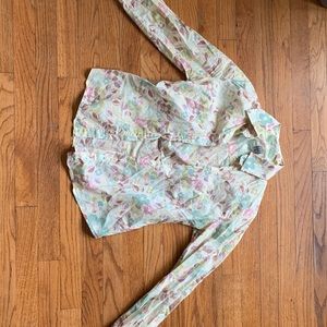 Floral cotton blouse